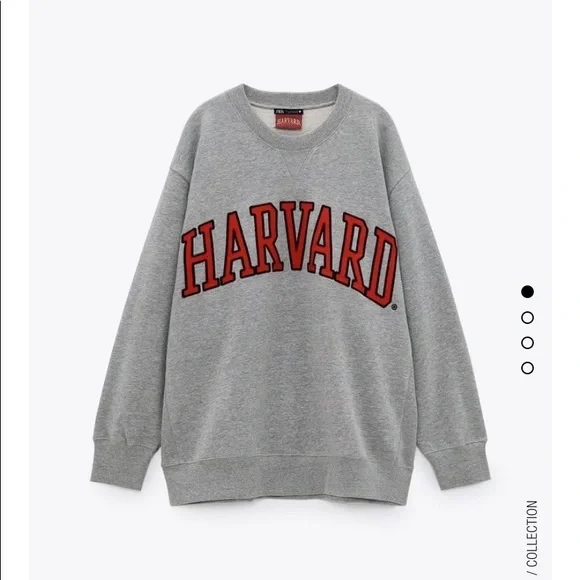 Zara Tops Zara Harvard Sweatshirt Poshmark